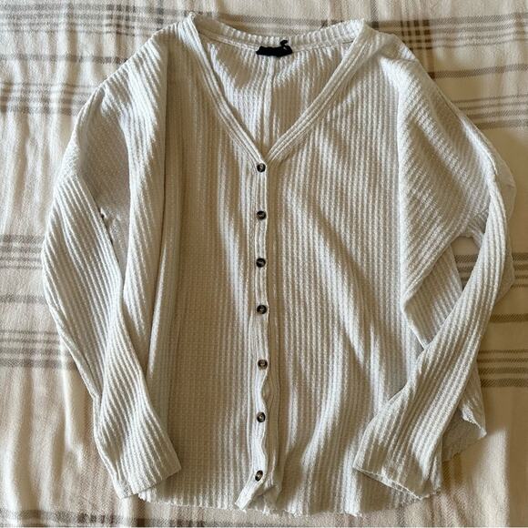 Urban Outfitters Out From Under Jojo Waffle Knit Top - Picture 2 of 7